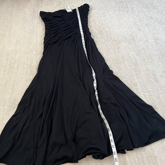 NWT DKNY Black Strapless Fairy Cotton Dress M - Picture 5 of 9